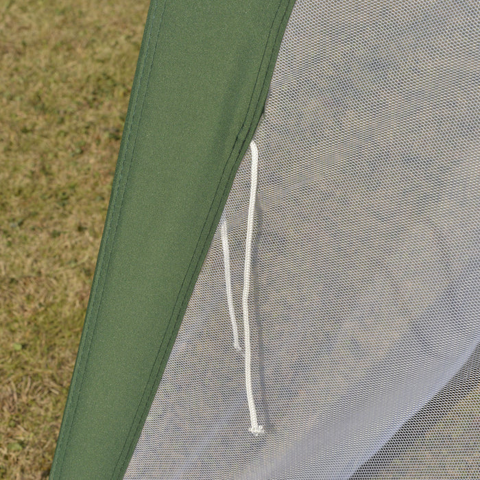 Outsunny Party Tent Canopy, Outdoor Gazebo Sun Shade Shelter, Green