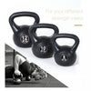 Soozier 26lb Fitness Kettlebell, Plastic Exercise Weight with Sand, Weightlifting Tools with Smooth Handle, Noise Reduction for Home, Gym