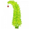 HOMCOM 5ft Prelit Artificial Christmas Tree, Curved Top Xmas Tree, Green