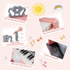 Costway 13 in Height Mini Keyboard Piano for Kids 25 Keys Electric Piano w/Music Stand & Microphone