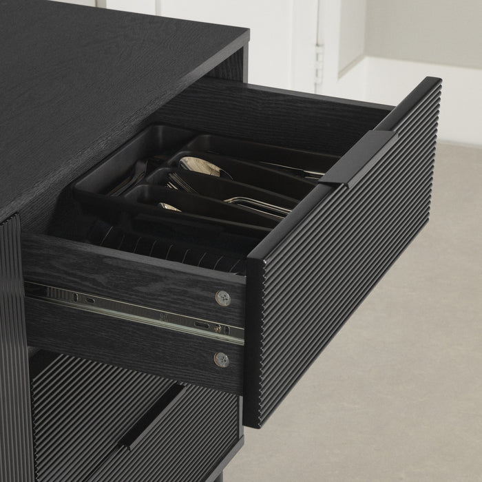 Arlo Sideboard - Ash Oak Black