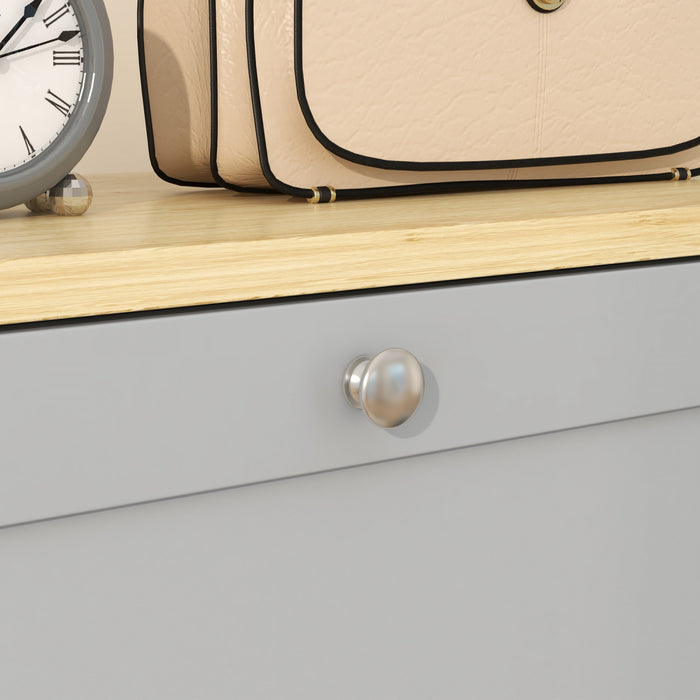 HOMCOM Modern Shoe Cabinet with 3 Flip Drawers for 12-18 Pairs of Shoes