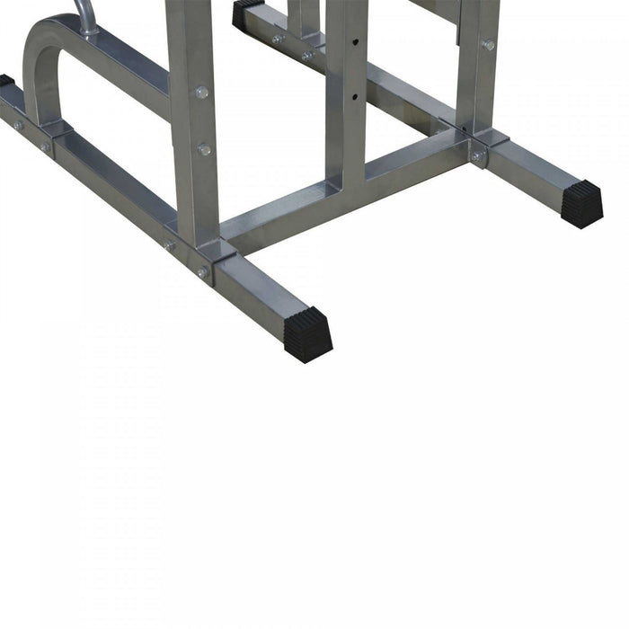Soozier Multi-function Power Tower With Dip Station, Sit-up Bench, Pullup Bar, Push Up Station, Combo Exercise Home Gym Fitness Equipment