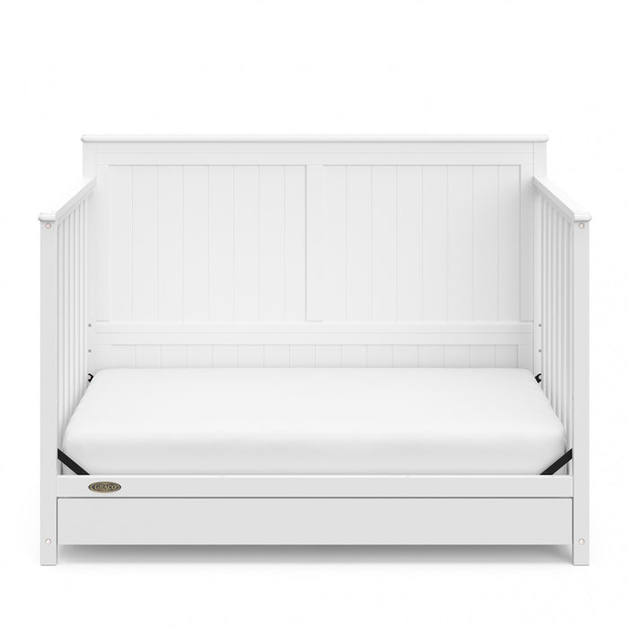 Graco Hadley 5-in-1 Convertible Crib with Drawer - White