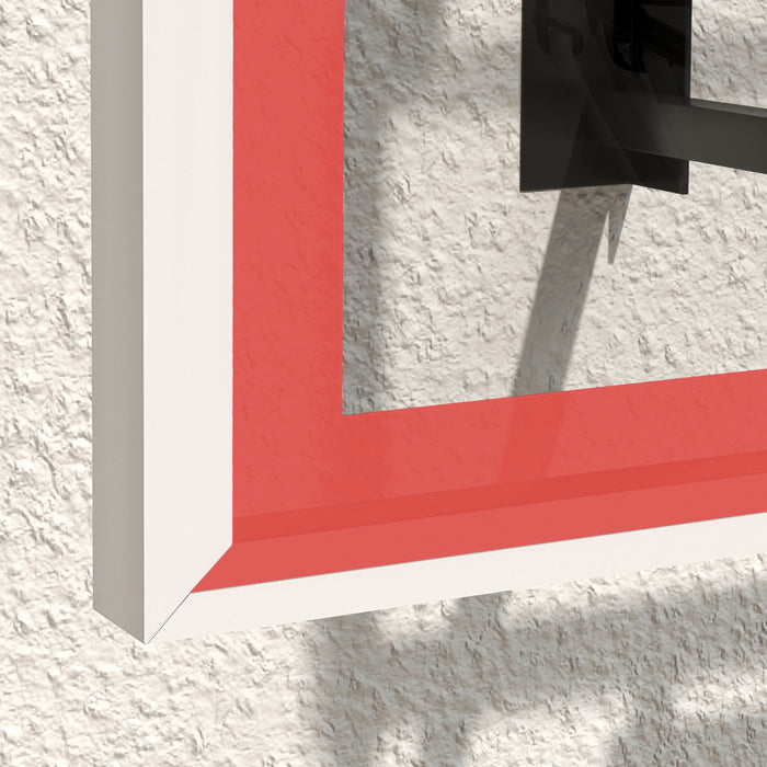 Soozier Wall Mounted Basketball Hoop With Shatter Proof Backboard, White