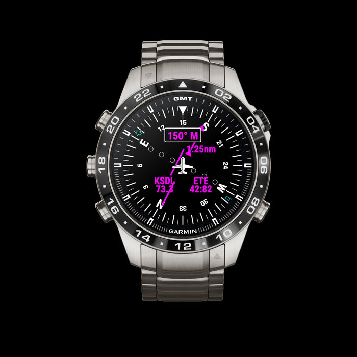 Garmin Marq Aviator Gen 2 Luxury Smartwatch - Ultra Durable W/ Titanium Case And Amoled Display