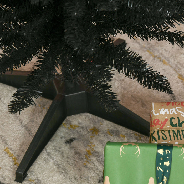 Homcom Pencil Christmas Tree, Slim Xmas Tree With Realistic Branches