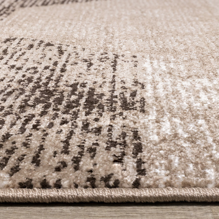 May Distressed Geometric Area Rug - 7'10\" x 10'6\"