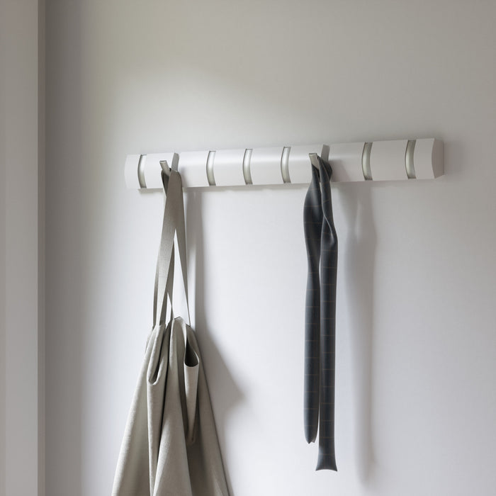 Umbra Flip Wall-Mounted Hooks - White