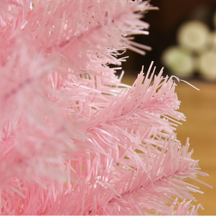 Homcom 4ft Pencil Artificial Christmas Tree With 188 Branch Tips