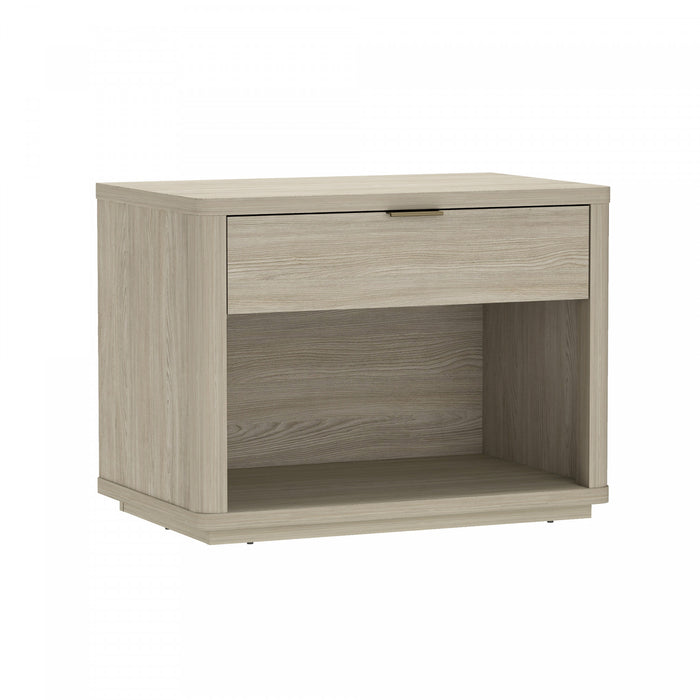 Evelyn Modern 32\" Nightstand in Natural (1-Drawer) - Set of 2