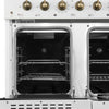 Forno Antico 48" Gas Range, White, Double Ovens, -FFSGS6219-48WHT | Cuisiniere a gaz Antico de 48",blanc, avec double four – FFSGS6219-48BLK