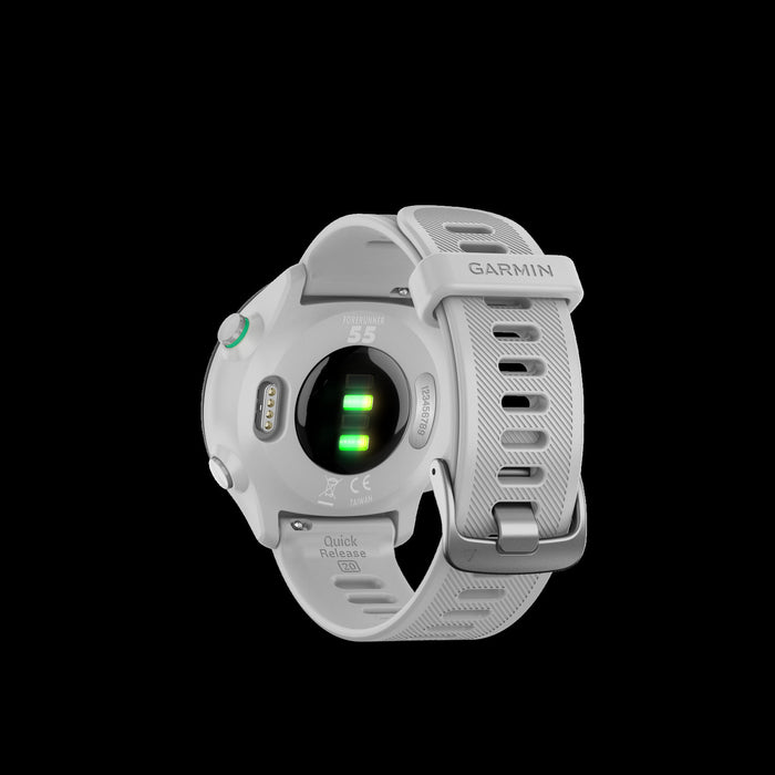 Garmin Forerunner® 55 Gps Running Smartwatch - Sports And Fitness Tracking, Water-resistant - White