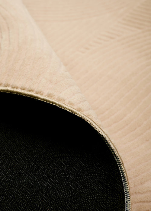 Elion Contemporary Beige Washable Rug 6'7\" x 9'0\" Indoor Area Rug