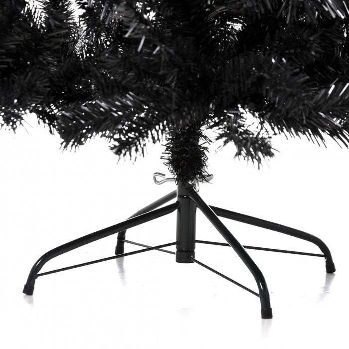 Homcom 6ft Artificial Christmas Tree With 928 Realistic Branch Tips