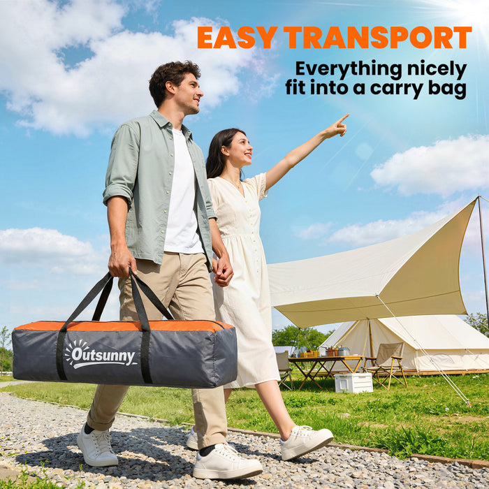 Outsunny Pop up Camping Tent, with Carry Bag, 3000mm Waterproof