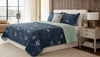King Size 3-Piece Reversible Floral Quilt Set  | Ensemble de Courtepointe Reversible 3 Pieces Tres Grand Lit