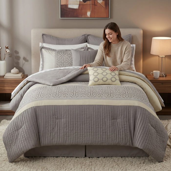 Calibre 7-Piece Queen Comforter Set