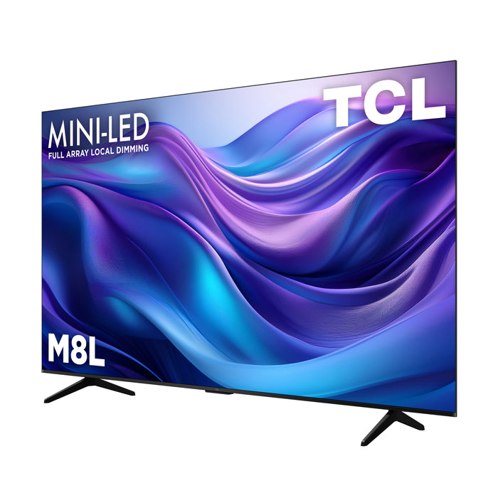 TCL 65\" M8L Series Mini-LED 4K UHD HDR Smart Google TV (65M8L) – 2026 Model