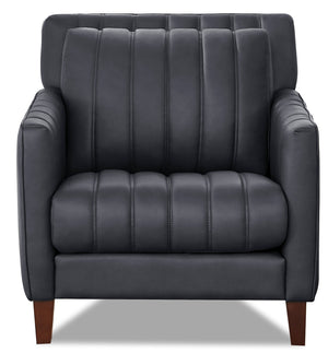 Archer Leather Chair - Blue
