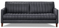 Archer Leather Sofa - Blue