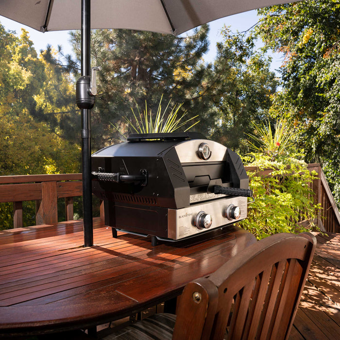 Blackstone Griddle Essentials Portable Pizza Oven with 15\" Cordierite Stone - 6964