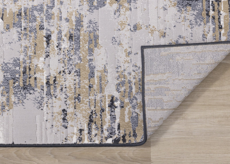 Isabelle Distressed Blue Area Rug - 5'3\" x 7'7\"