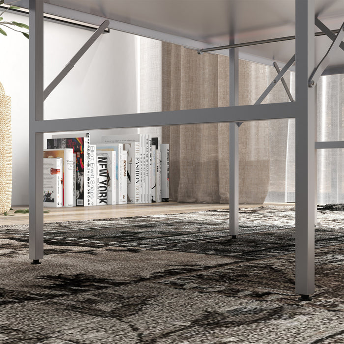 Soozier Ping Pong Table Set With Net Paddles Balls For Outdoor Indoor Blue