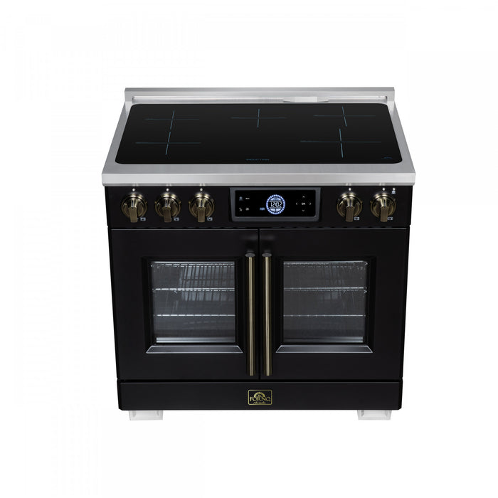 Forno Maximus 36 Inch Induction Range Black, 5.36 cu.ft - FFSIN0932-36BLK Electric Range