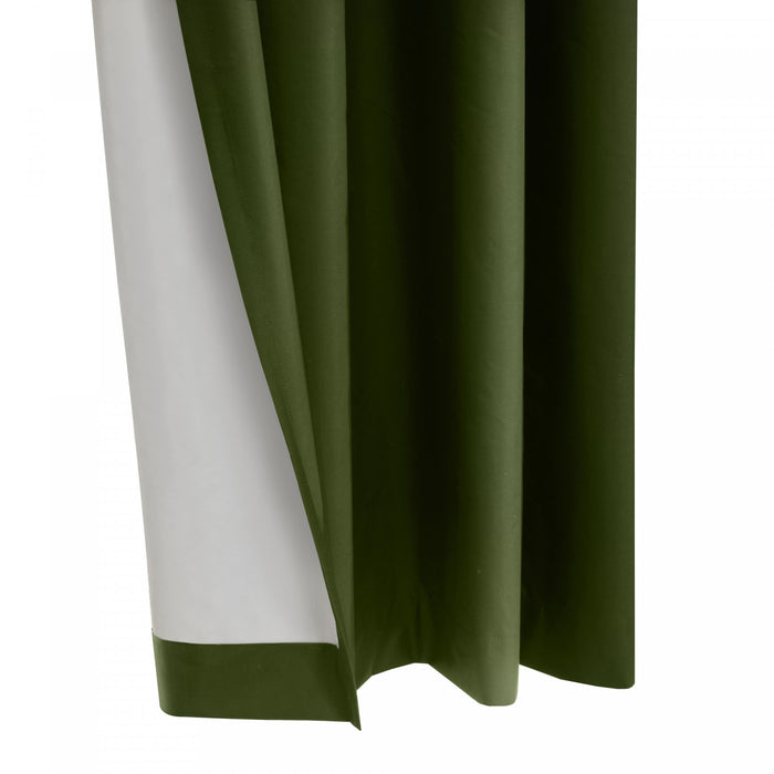 Thermaplus Alpine Olive Blackout Grommet Curtain Panel - 52 x 108