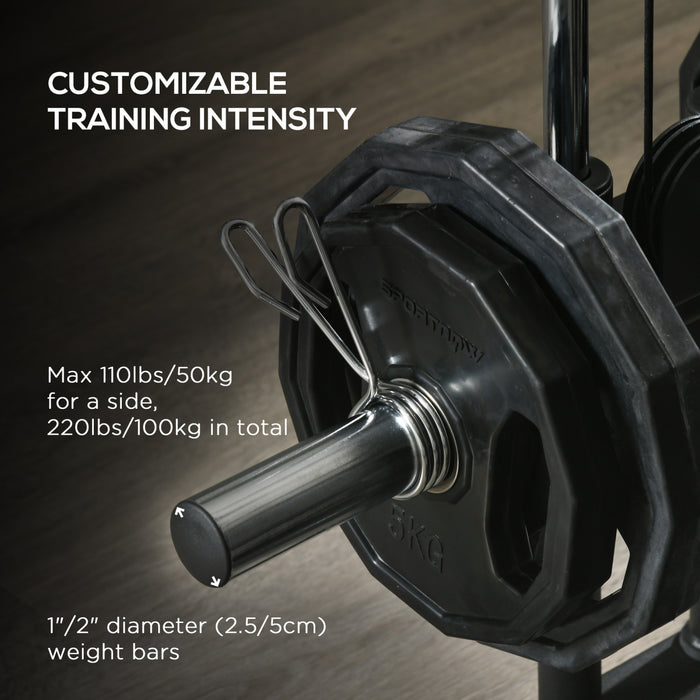 Soozier Home Gym Machine, 15-position Adjustable Training Workout Station