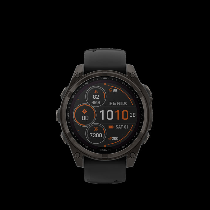 Garmin Fēnix 8 Solar Sapphire Smartwatch 47mm - Gps, Compass, Gyroscope And Barometric Altimeter 