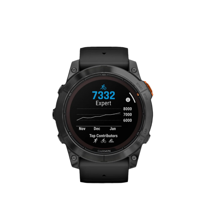 Garmin Fenix® 7x Pro Gps Smartwatch - Health Monitoring With Solar Charging, 51mm - Slate Gray