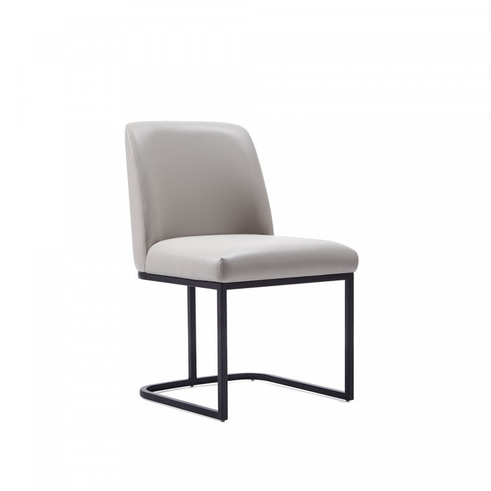 Serena Modern 8-Piece Dining Set in Light Gray Dining Chair