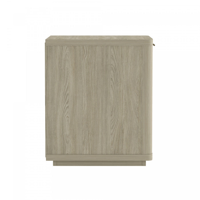 Evelyn Modern 20\" Nightstand in Natural (1-Drawer) - Set of 2