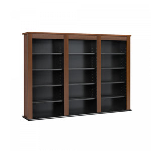 Triple Wall Mounted Storage - Cherry Black|Meuble de rangement mural triple - noir et cerisier