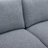 Caden 67 in. Textured Weave Fabric Loveseat with Block Arms and Wood Legs - Grey | Caden 67 po. Causeuse en tissu tisse texture avec accoudoirs blocs et pieds en bois - Gris