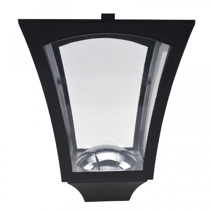 Outsunny Triple Solar Lamp Post Garden Solar-powered LED Street Vintage Light Style Outdoor Light Waterproof With Base For Lawn Pathway Walkway 72\"h