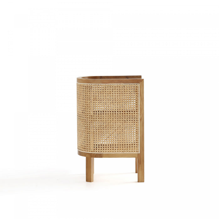 Versailles Industry Chic End Table in Natural - Set of 2