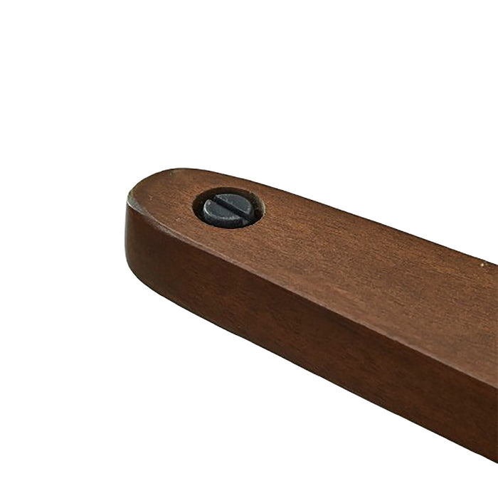 Logan Space-saving Z-design End Table With Rubber Wood - Walnut