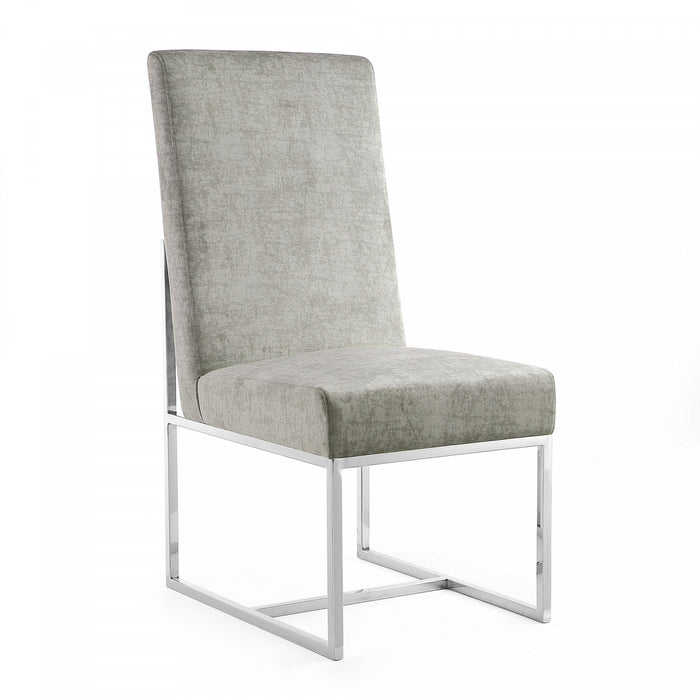 Element Modern 6-Piece Dining Chair Set in Steel