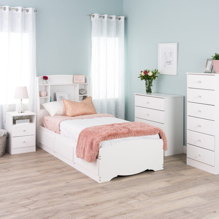 Astrid Kids 4-Drawer Dresser - White