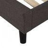 Linden Upholstered Platform Bed with Tufted Headboard - King | Lit plateforme Linden rembourre avec tete de lit capitonnee - Tres grand