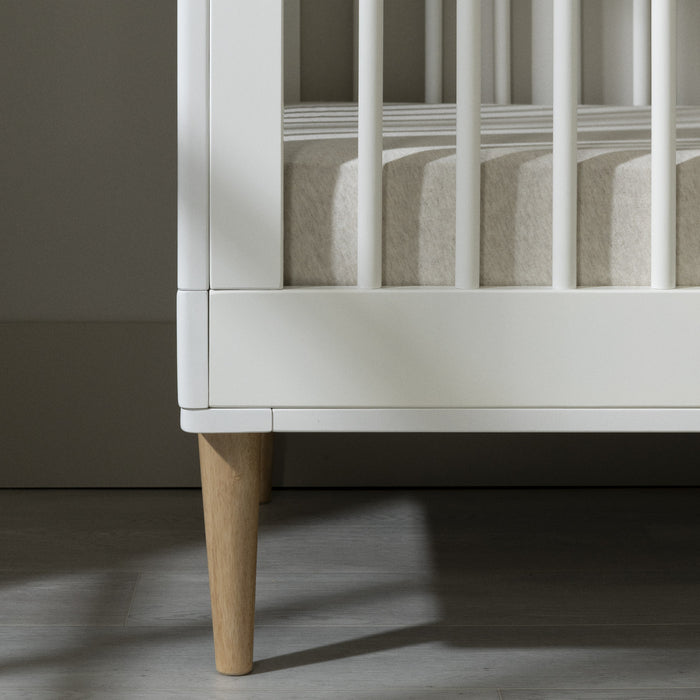 Cotton Candy 3-in-1 Convertible Crib - White 