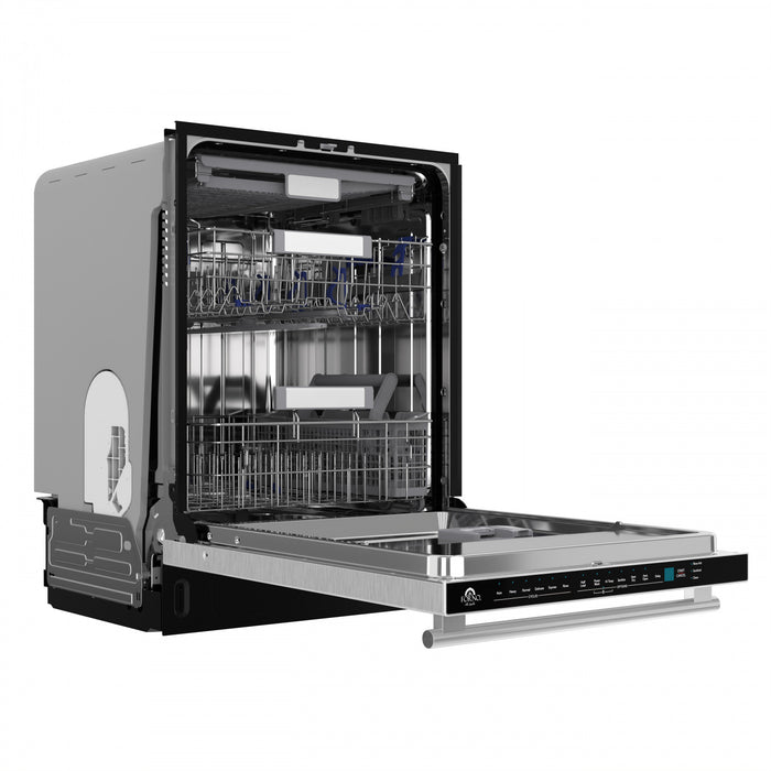 Forno Stella 24 in. Built-in Tall Tub Fingerprint-Resistant Stainless Steel Dishwasher 44 dBA - FDWBI8010-24S