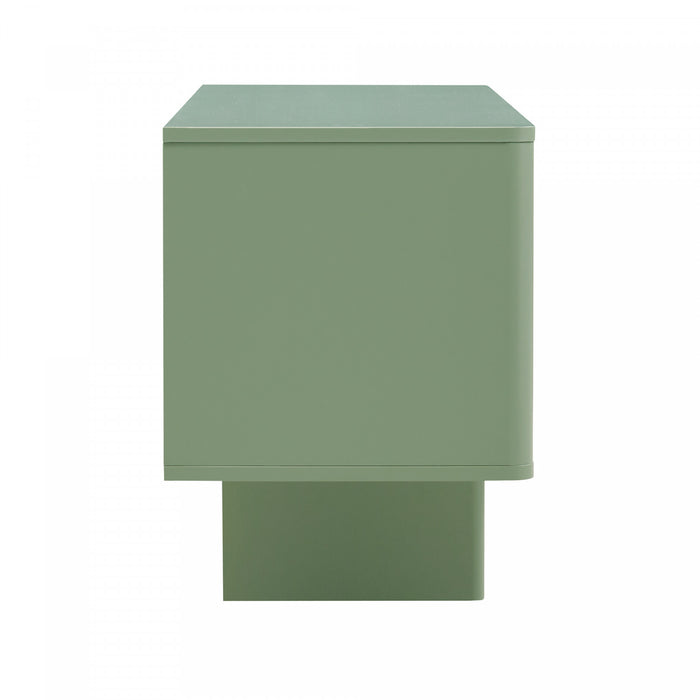 Ella Modern 59\" TV Stand in Sage Green