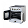 Galiano 30 Inch French Door Electric Range, 4 radiant burners, 4.32 cu.ft., White - FFSEL6917-30WHT | Cuisiniere electrique Galiano de 30 po avec portes francaises, 4 foyers, 4,32 pi³, blanc – FFSEL6917-30WHT