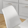 HOMCOM Modern Dining Chairs Set of 4 with PU Leather Cushion, Wood Frame