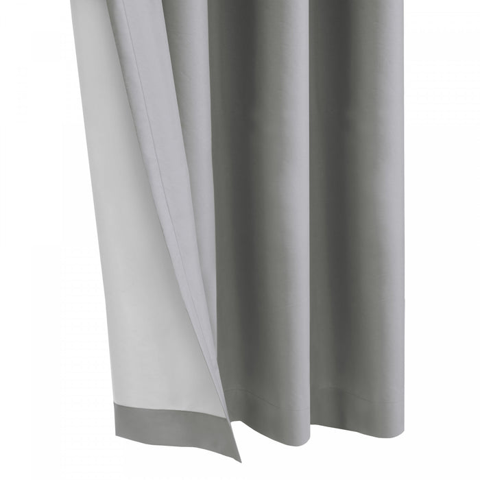 Thermaplus Alpine Light Grey Blackout Grommet Curtain Panel - 52 x 63