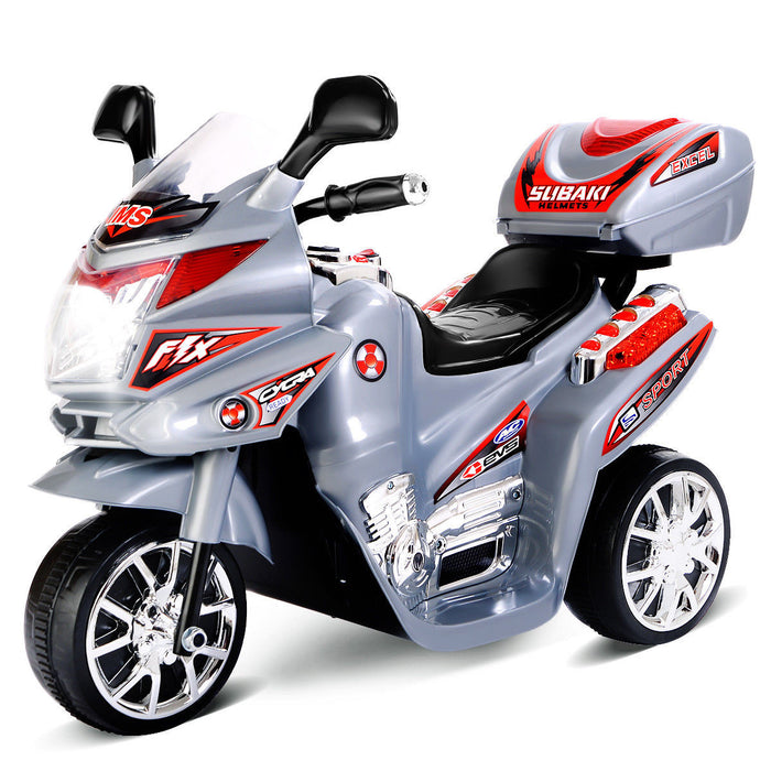 Costway Kids Ride On Motorcycle Powered Electric Toy Power Bicycle 3 Wheel 6v Battery